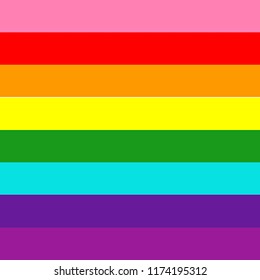 Rainbow Colors Lgbt Flag Illustration Stock Illustration 1174195312 ...