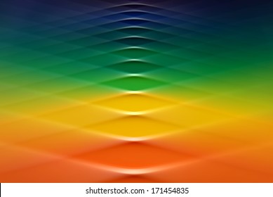 Rainbow colors in swirl design 