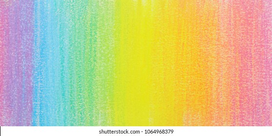 Rainbow Crayon Painted, Texture