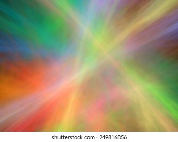 Rainbow crossing - abstract background