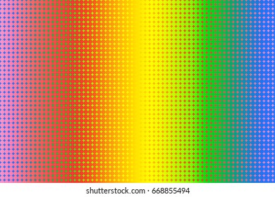 Rainbow dots texture background