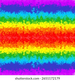 Rainbow Flowing Pattern of lique