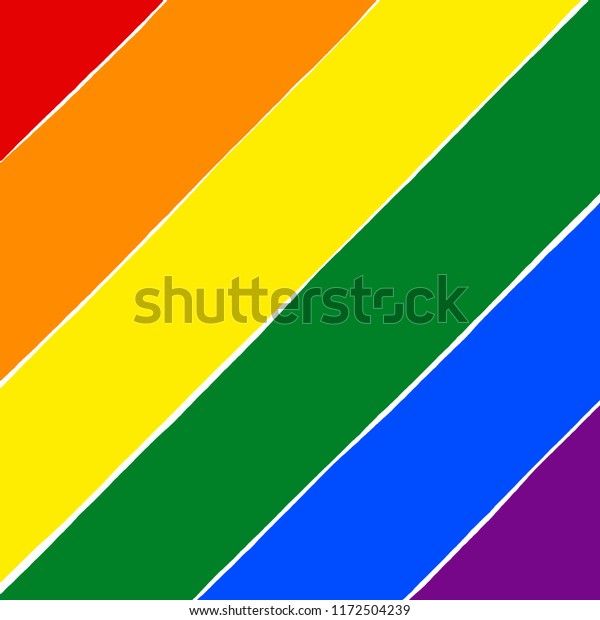 Rainbow Gay Pride Flag Symbol Sexual Stock Illustration 1172504239 Shutterstock