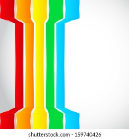 Rainbow lines background. Additional format