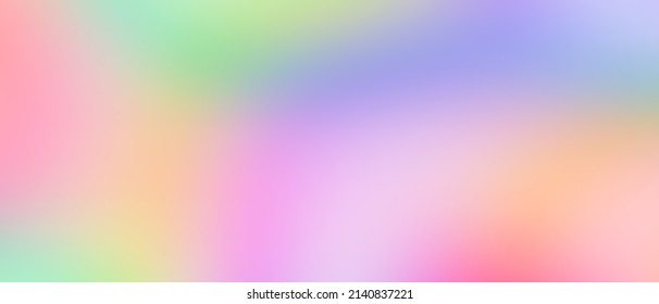 Concept rainbow unicorn banner