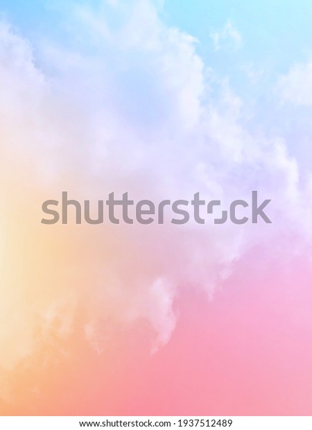 Rainbow Pastel Gradient Combination Subtle Soft Stock Illustration ...