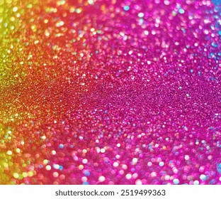 Rainbow pink, blue, green, purple, orange color glitter sparkle fun unicorn party background - Powered by Shutterstock