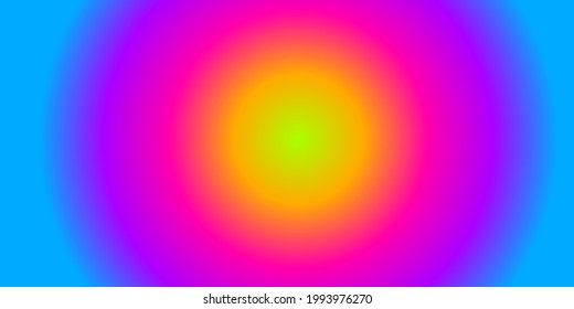 Rainbow Radial Gradient Background Wallpaper