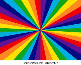 Rainbow Starburst