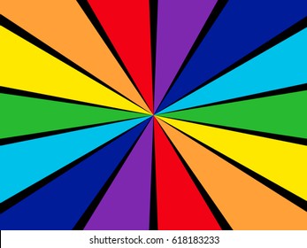 Rainbow Starburst