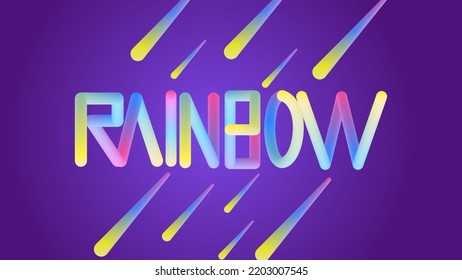 Rainbow Text Effect With Gradient
