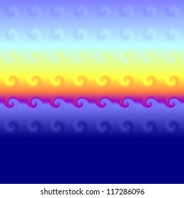 rainbow wave background