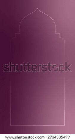 Ramadan kareem and eid mubarak gradient elegant minimalist background design