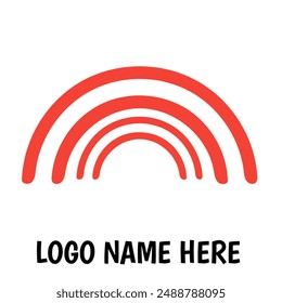 Rambo logo template design on illustration