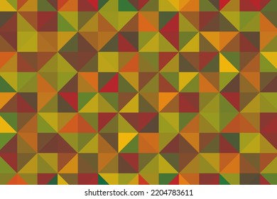 Random Abstract Pixel Art, Simple Illustration. Mosaic Texture. Triangular Pixelation, Abstract Textured Polygonal Background.