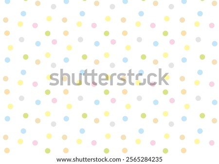 Random dot repeat pattern, colorful, pastel tones