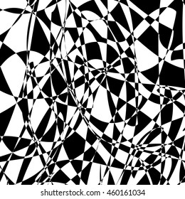 Random Texture Alternating Black White Shapes Stock Illustration ...