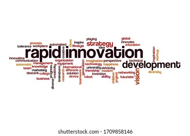 Rapid Innovation Word Cloud Concept On Stock Illustration 1709858146 