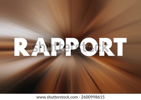 Rapport text quote, concept background
