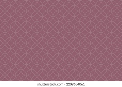 Rasberry Glace Single Color Circles Pattern Banner