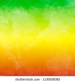 Rasta gradiend background with rasta flag colors for rasta and raggae fan sites or projects