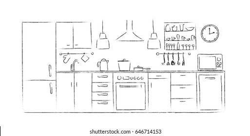 2,965 Cupboard sketch Images, Stock Photos & Vectors | Shutterstock