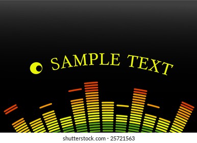 raster equalizer abstract background