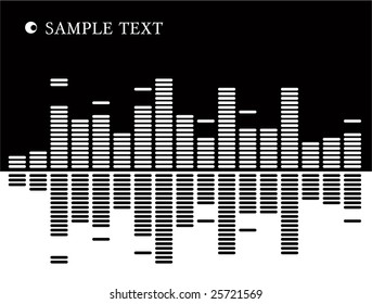 raster equalizer abstract background