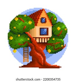 Raster Graphics Cross Stitch House