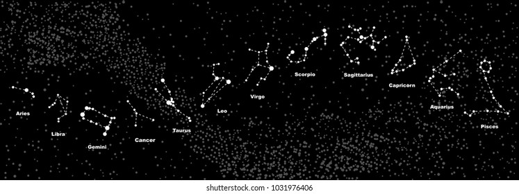 Zodiac Star Chart