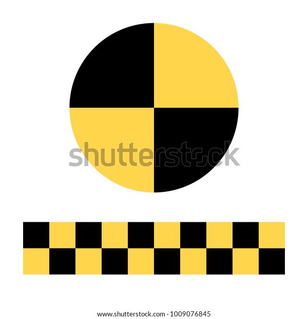 Raster illustration crash test dummies\
sign, symbol, icon isolated on white\
background