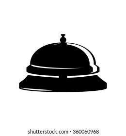 Raster Illustration Hotel Bell Reception Bell Stock Illustration ...