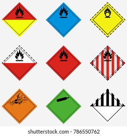 6,884 Dangerous goods symbols Images, Stock Photos & Vectors | Shutterstock