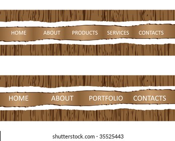 (raster image of vector) website banner template