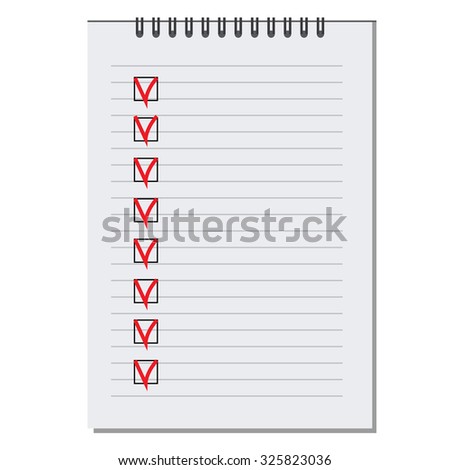 raster list with checkboxes icon, to do list, shopping list, wish list
