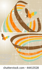 the raster retro grunge background (vector version in portfolio)