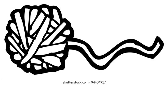 Cartoon Ball Wool Stock Illustration 99947858 | Shutterstock