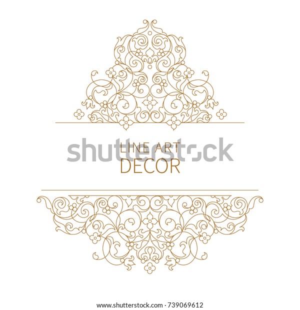 Raster
version. Floral vignette in Eastern style. Ornate line art element
for design. Mono line decor. Outline ornament for invitations,
birthday and greeting cards, thank you
message.