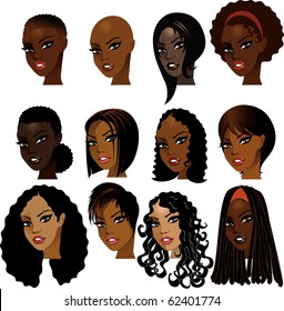 African American Woman Avatar Images Stock Photos Vectors