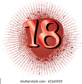 Raster version Illustration for Special Birthdays Anniversaries and Occasions. Great for t-shirt or cards. - Powered by Shutterstock