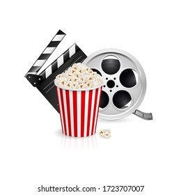 Film Reel Popcorn Images, Stock Photos & Vectors | Shutterstock