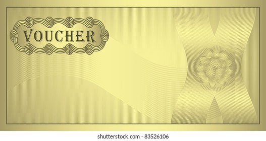 raster Voucher gold coupon - Powered by Shutterstock