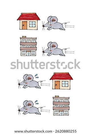 Rats invading and escaping from homes
