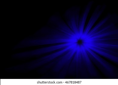 Rays of light emerging from the dark