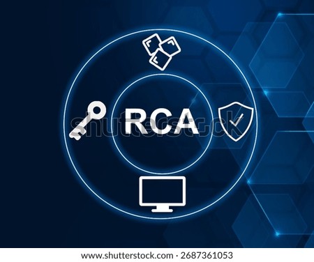 RCA acronym. Root Certificate Authority is a trusted entity issuing digital security certificates.