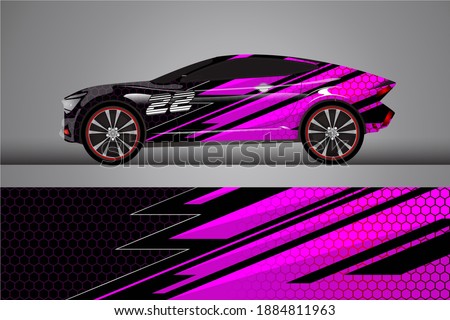Ready to use print wrap design for Van