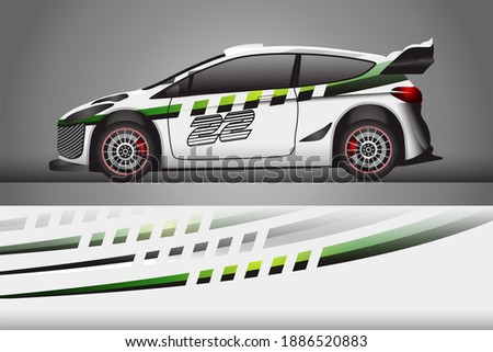 Ready to use print wrap design for Van