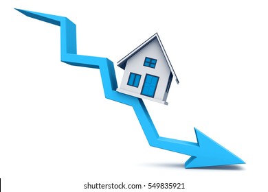 Real estate chart. 3d rendering