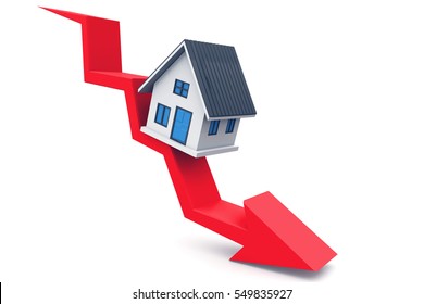Real estate chart. 3d rendering