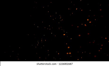 Real Fire Particles Image